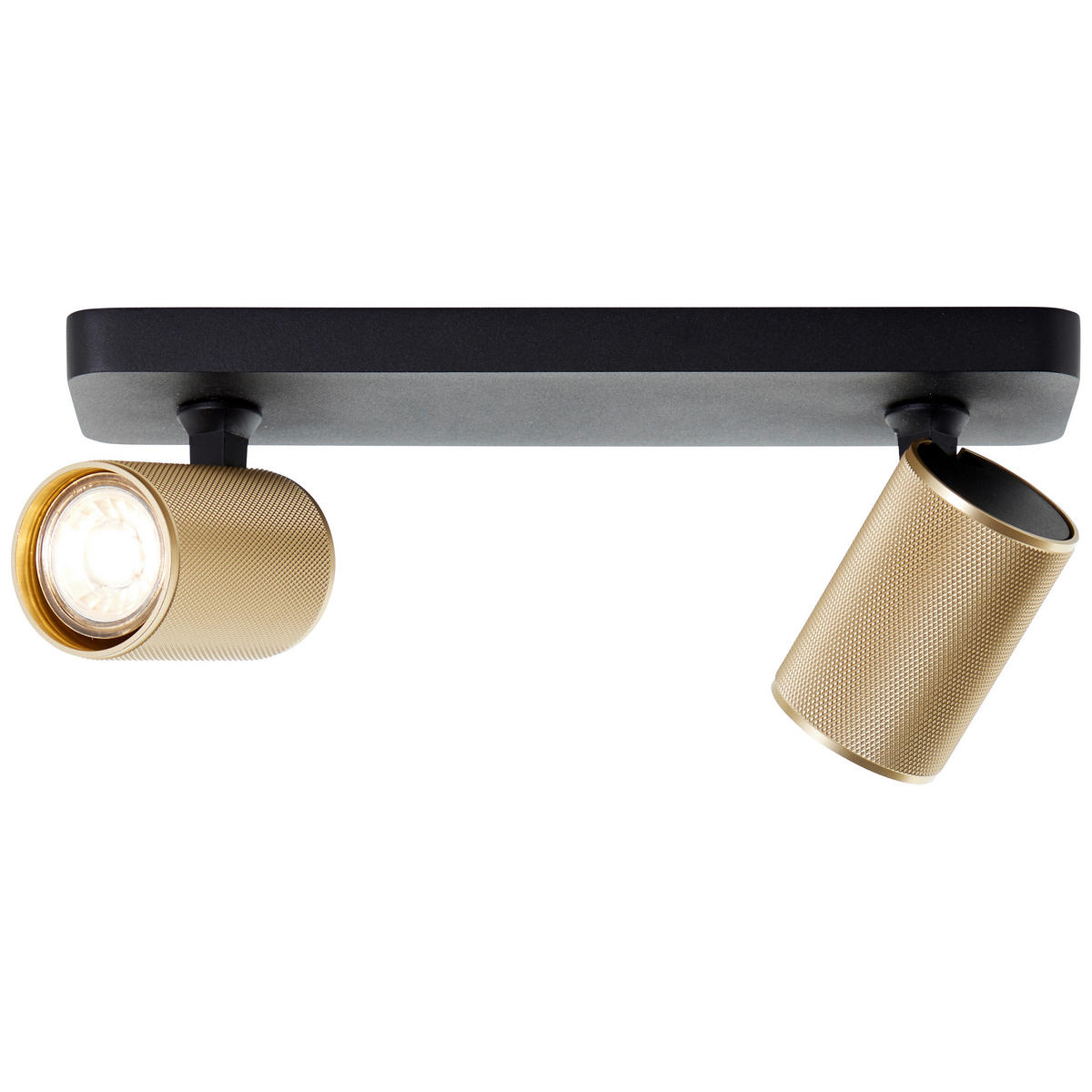 BODOVÉ SVIETIDLO,  - čierna/zlatá, Basics, kov (12,1/31/9cm)