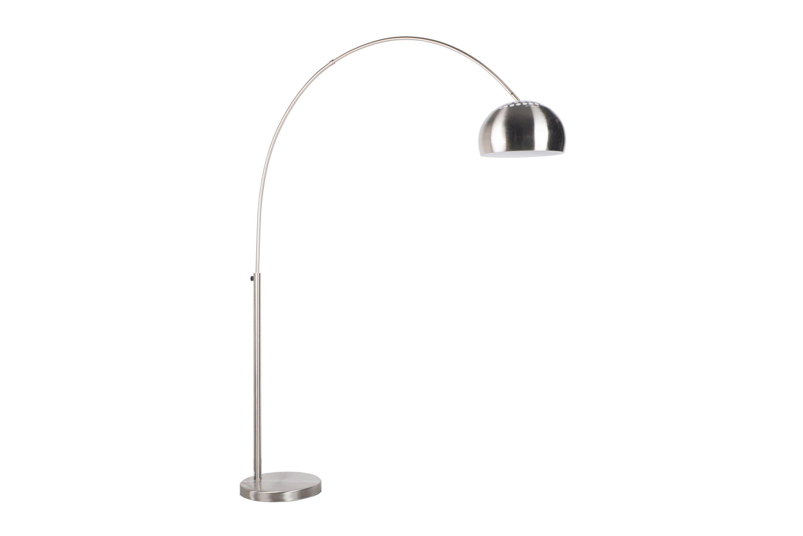 BOGENLEUCHTE  170/205 cm   - Chromfarben, Design, Metall (170/205cm) - Zuiver