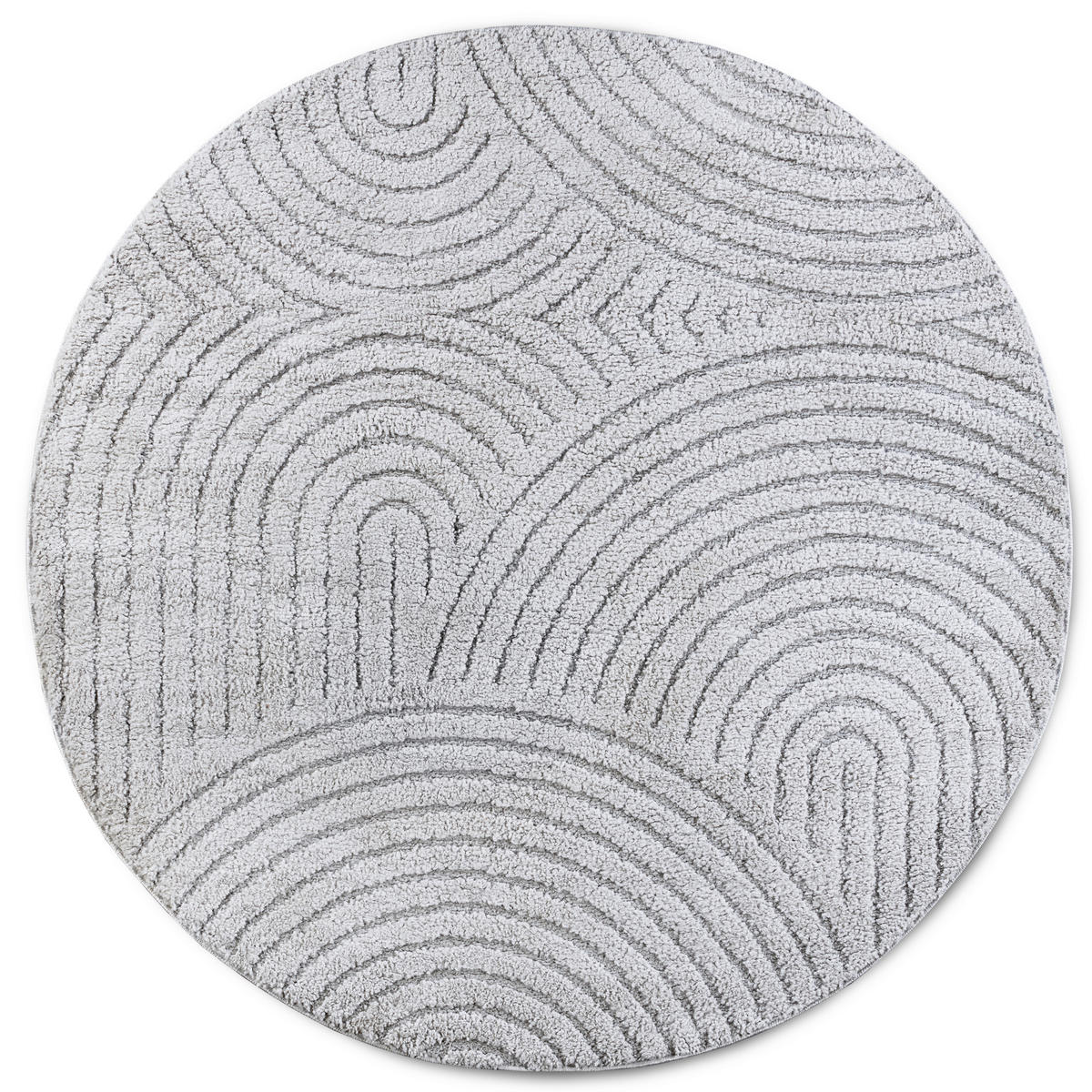 HOCHFLORTEPPICH 200 cm New York Hellgrau  - Hellgrau, Basics, Kunststoff/Textil (200cm) - Elle Decoration