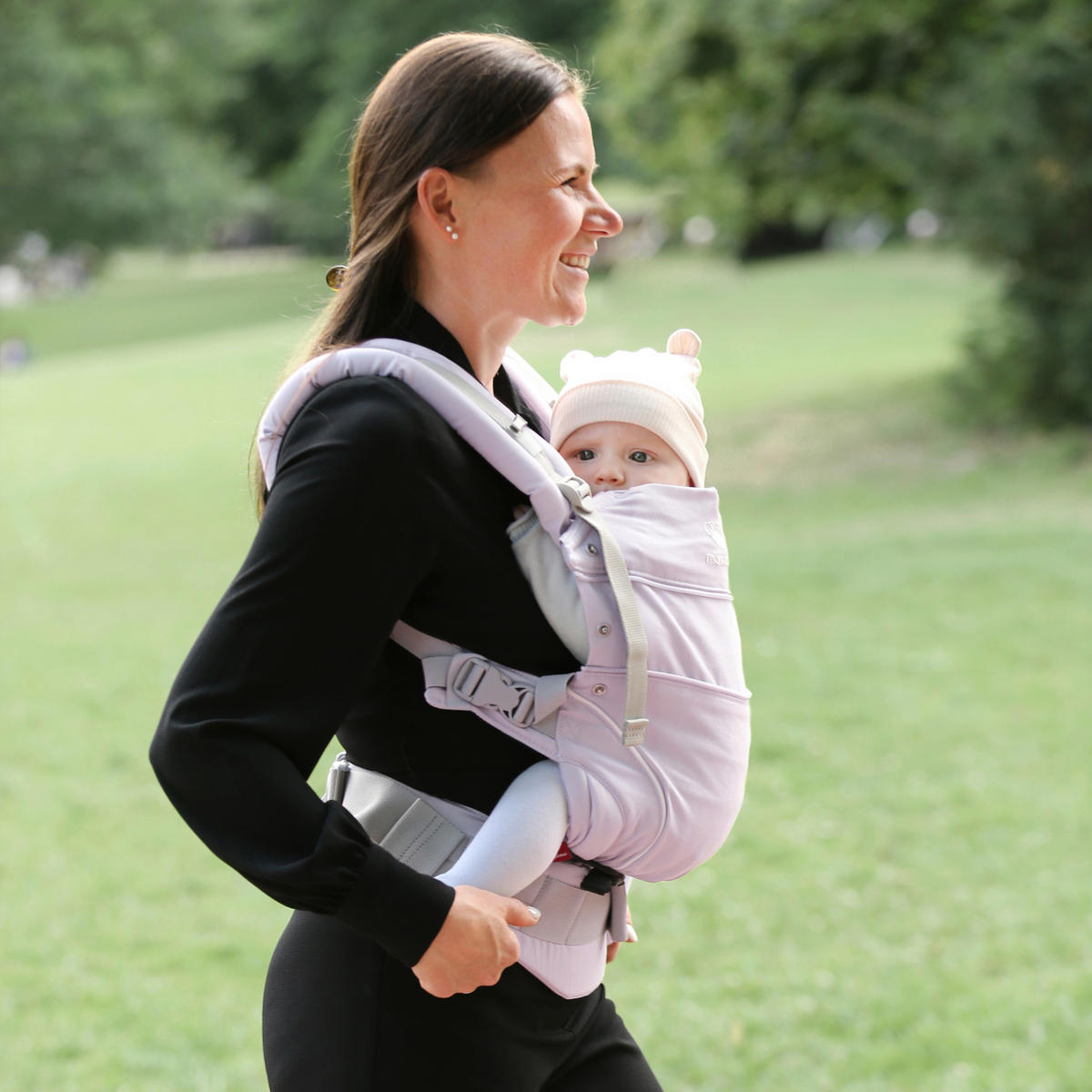 BABYTRAGE Manduca first  - Flieder, Basics, Textil (One-Sizenull) - Wickelkinder Manduca