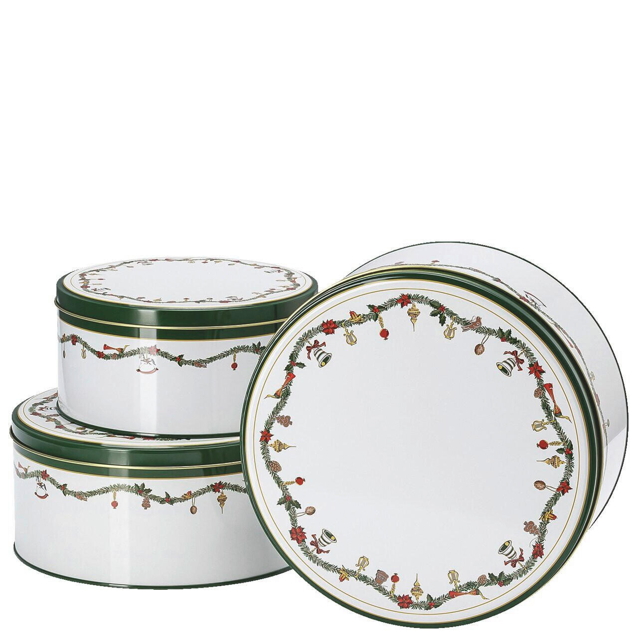 KEKSDOSENSET 3-teilig  - Multicolor, Basics, Metall - Hutschenreuther