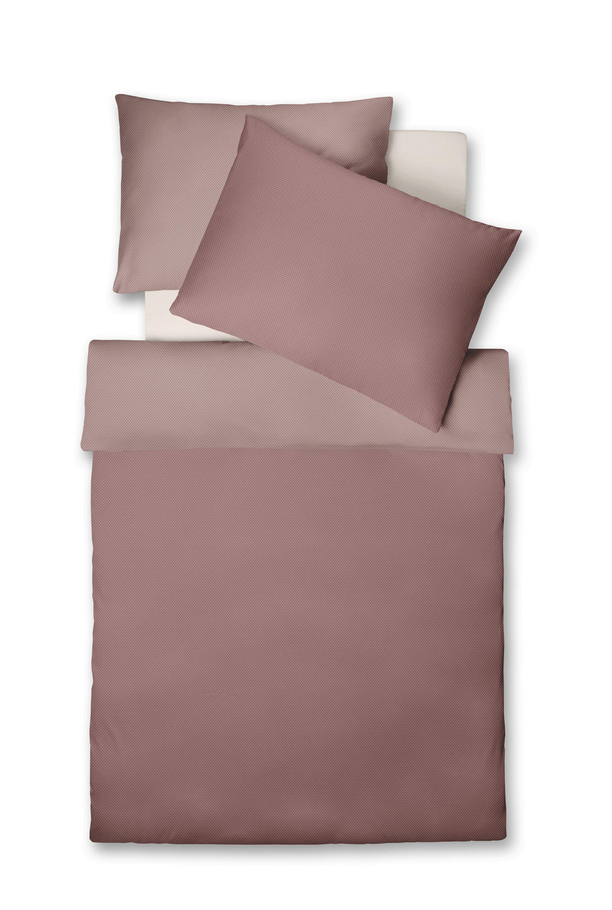 POSTELJNINA 140/200 cm flanela bordo  - bordo, Konvencionalno, tekstil (140/200cm) - Fleuresse