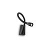 LED-WANDLEUCHTE 6/18,50/30 cm   - Schwarz, Design, Kunststoff/Metall (6/18,50/30cm) - Ideal Lux