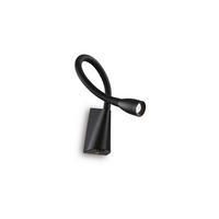 LED-WANDLEUCHTE 6/18,50/30 cm   - Schwarz, Design, Kunststoff/Metall (6/18,50/30cm) - Ideal Lux