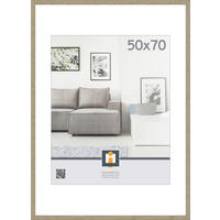 RÁM NA OBRAZY, 1 foto 50 cm x 70 cm - barvy dubu, Basics, plast (52/72/2,5cm)