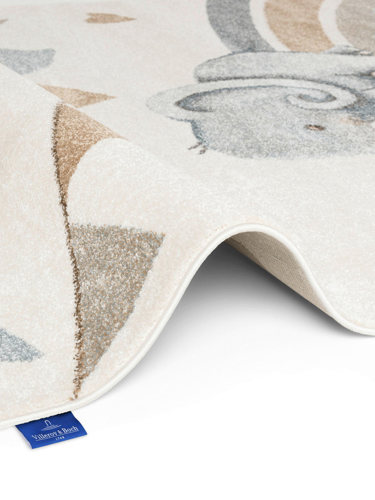 KINDERTEPPICH 120/170 cm Boho Kids Elefant  - Hellbraun/Multicolor, Basics, Kunststoff (120/170cm) - Villeroy & Boch