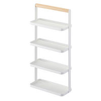 SCHMUCKHALTER - Weiss, Basics, Holz/Metall (16,5/7/33cm)