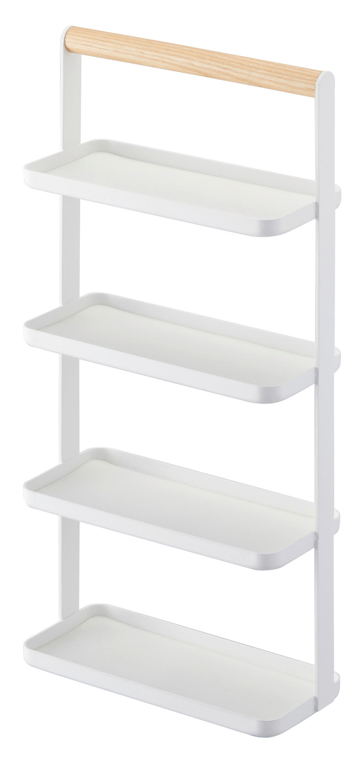 SCHMUCKHALTER - Weiss, Basics, Holz/Metall (16,5/7/33cm)