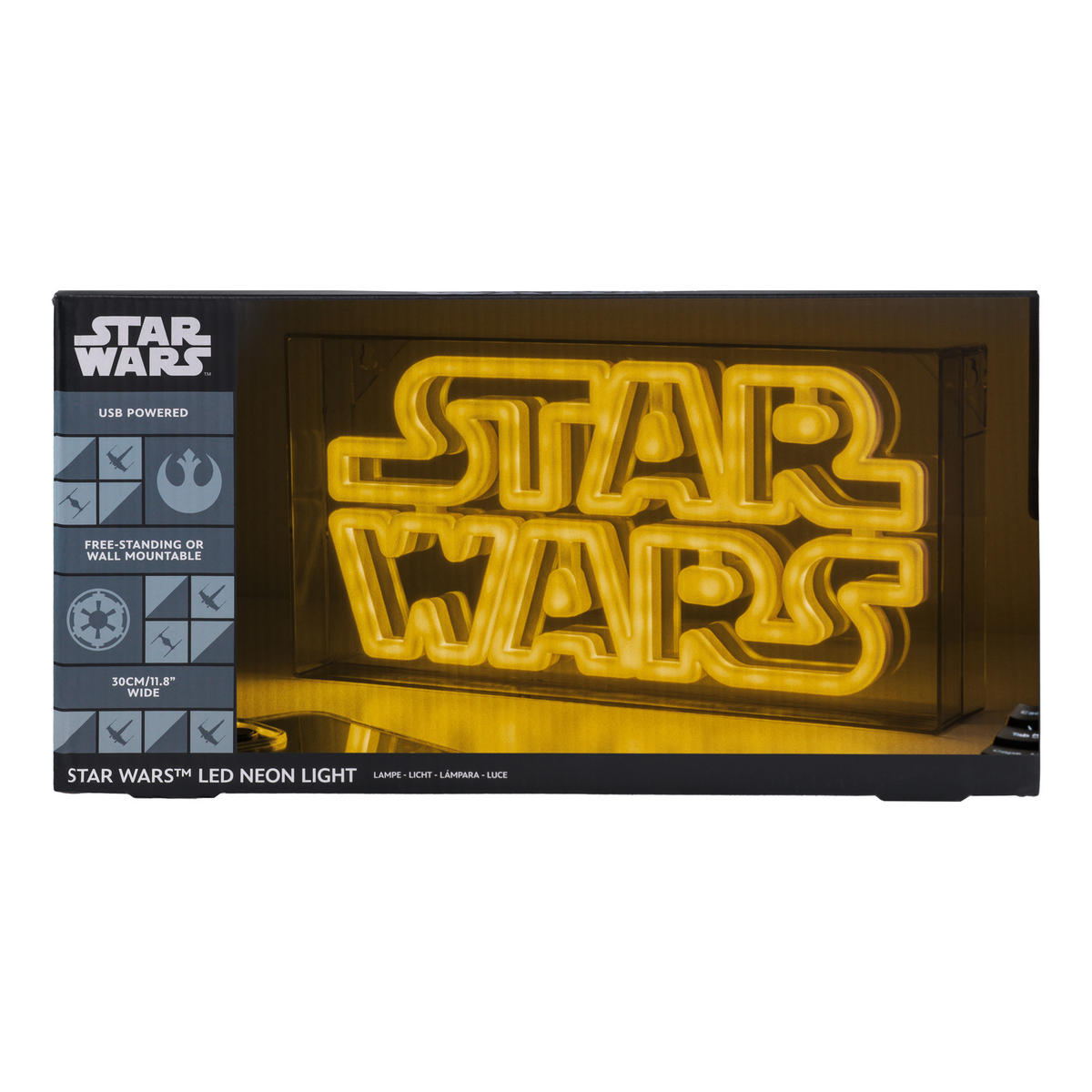 LED-DEKOLEUCHTE Star Wars 30.5/15.5/5.5 cm   - Multicolor, Basics (30.5/15.5/5.5cm) - Star Wars