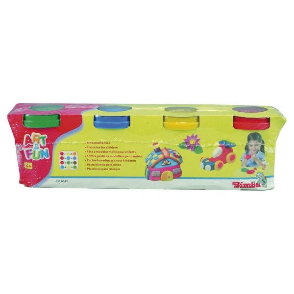 KNETMASSE  - Blau/Gelb, Basics (7/31/8cm) - Simba
