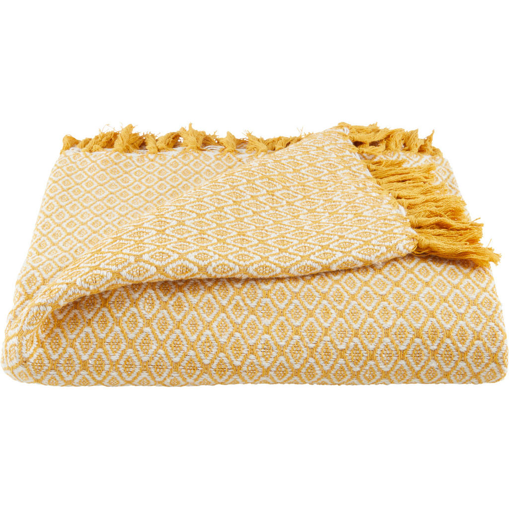 Tagesdecke Ines 140x210 Cm Senf, Baumwolle