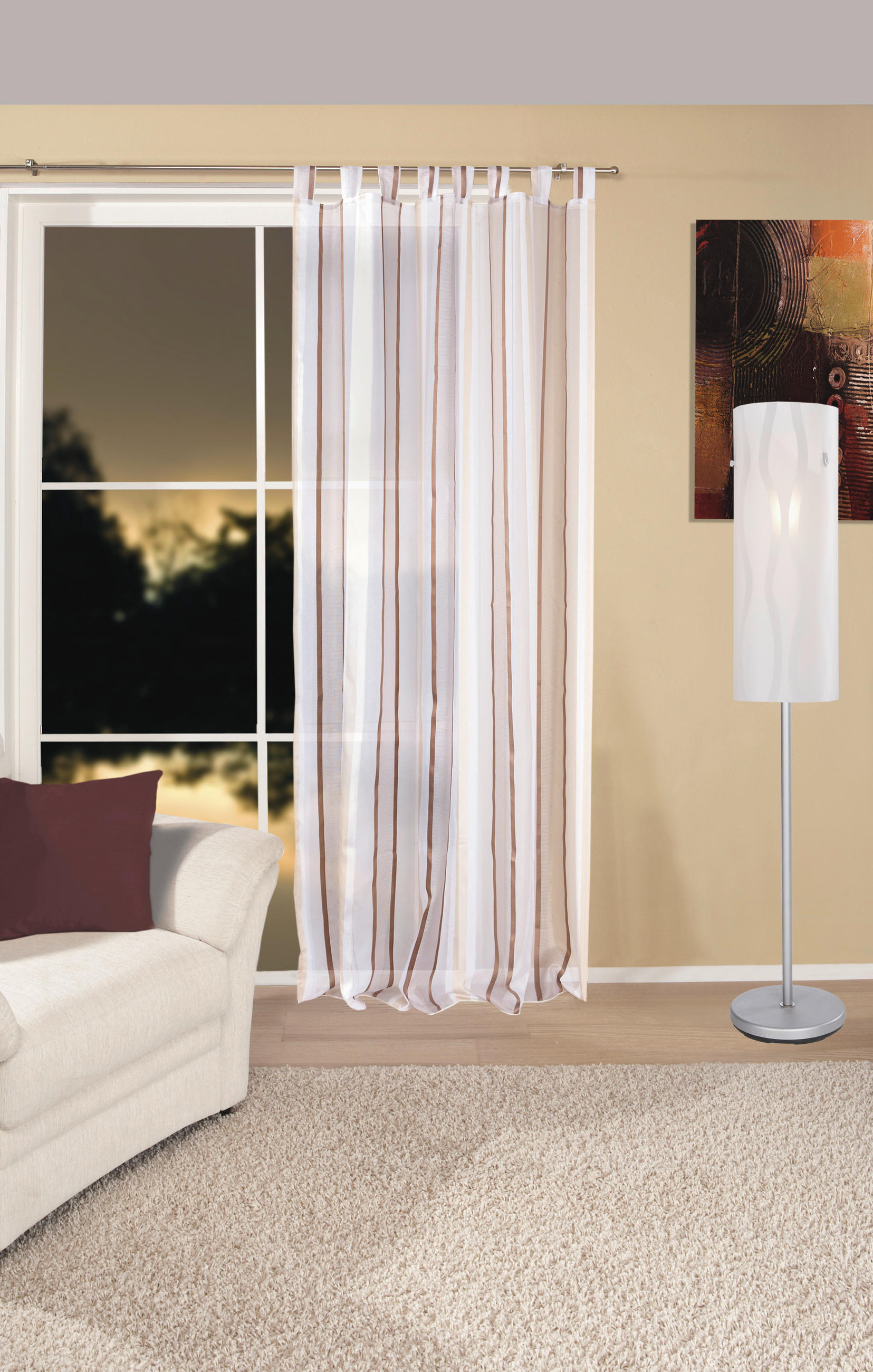 PROSOJNO BLAGO ZA ZAVESE           300 cm   bela  - bela, Konvencionalno, tekstil (300cm) - Esposa