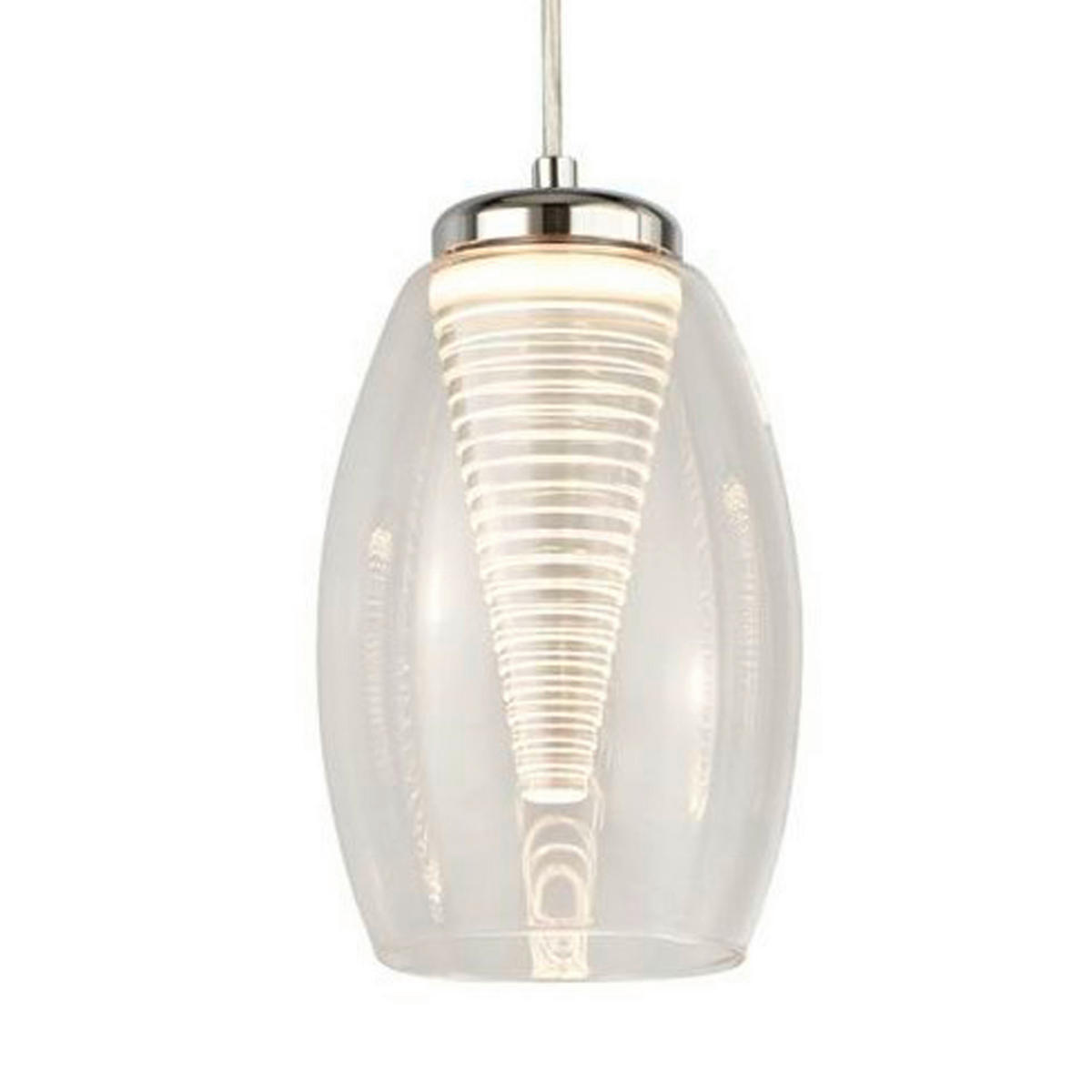 LED-HÄNGLAMPA Cyclone 11,5/120 cm  - Basics, metall/glas (11,5/120cm)