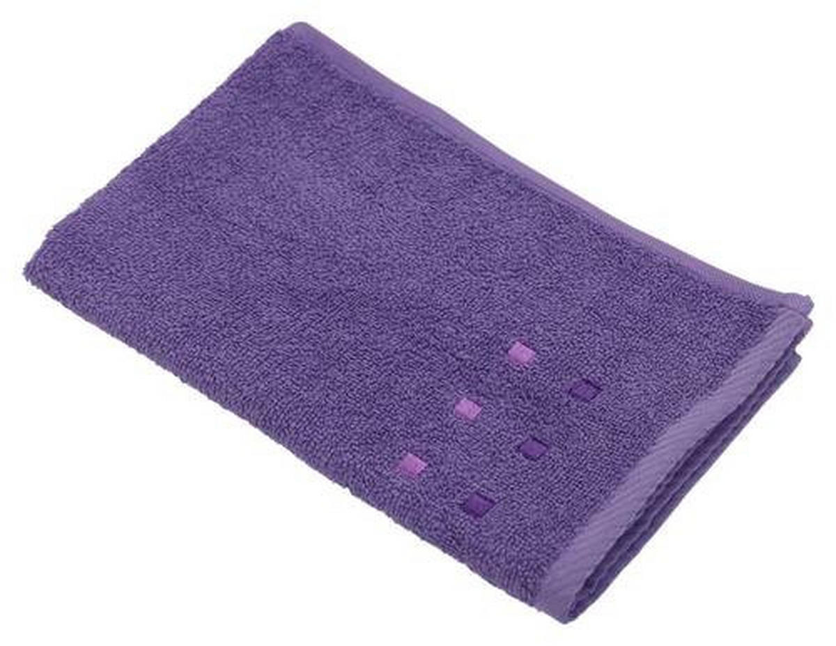 VENDÉGTÖRÖLKÖZŐ 30/50 cm lila  - lila, Basics, textil (30/50cm) - Esposa