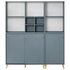 AKTENSCHRANK 151,05/175,2/41 cm  - Petrol, MODERN, Holzwerkstoff (151,05/175,2/41cm) - MID.YOU