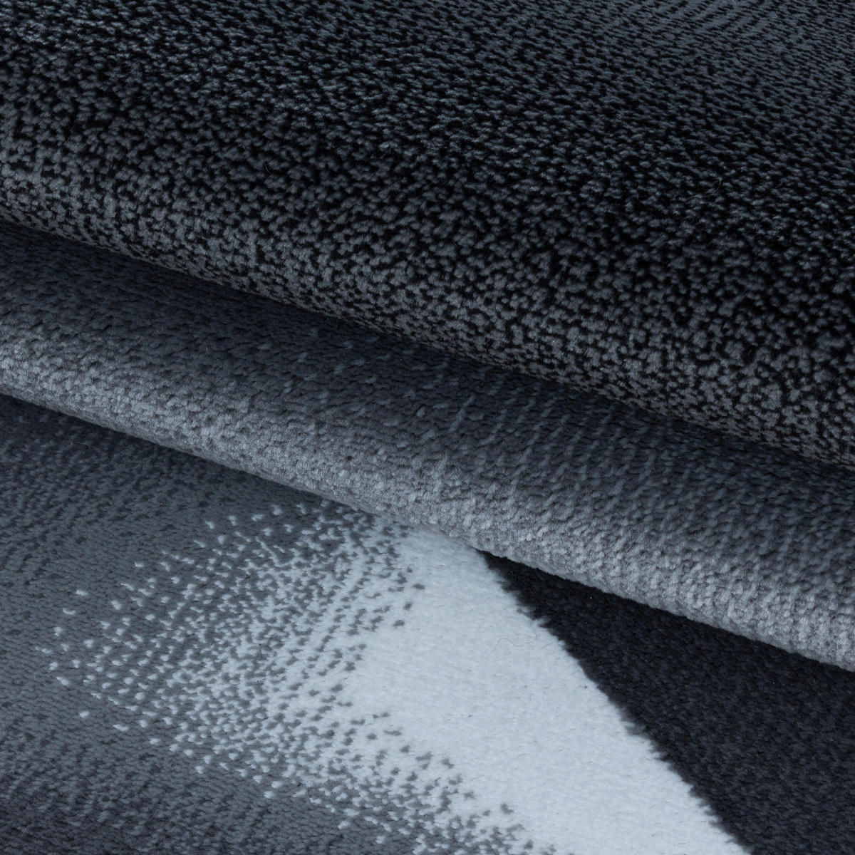 GOLVLÖPARE 80/250 cm Costa 3527 Black  - svart, Design, textil (80/250cm)