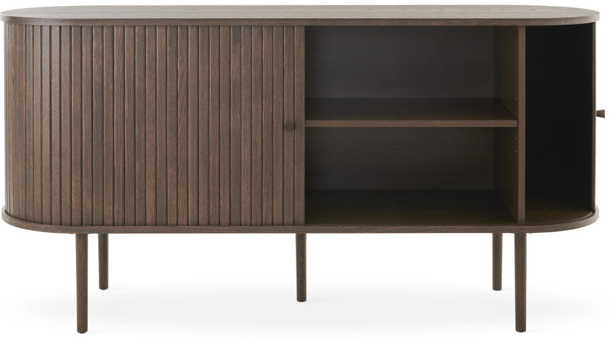 SIDEBOARD 150/76/45 cm  - mörkbrun, Design, trä (150/76/45cm) - Best Price