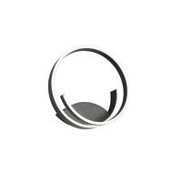 LED-WANDLEUCHTE   35 cm  - Schwarz, Design, Metall (35cm) - Cinque
