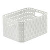 KOŠÍK biela - biela, Konventionell, plast (18,3/13,7/9,8cm) - Rotho