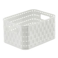 KORB  - Weiß, Basics, Kunststoff (18,3/13,7/9,8cm) - Rotho