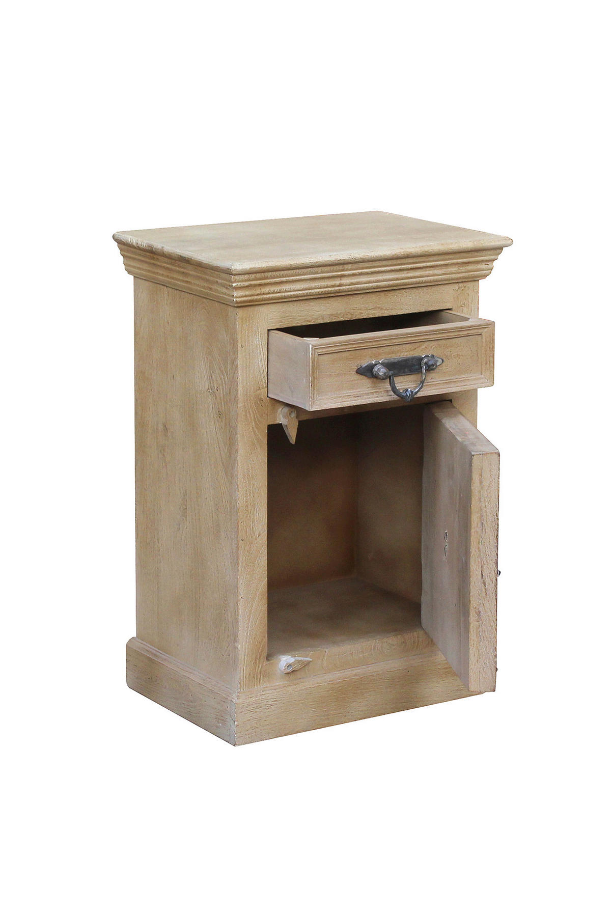 BADEZIMMER 5-teilig  in  - Schwarz/Naturfarben, Basics, Holz/Metall - Livetastic