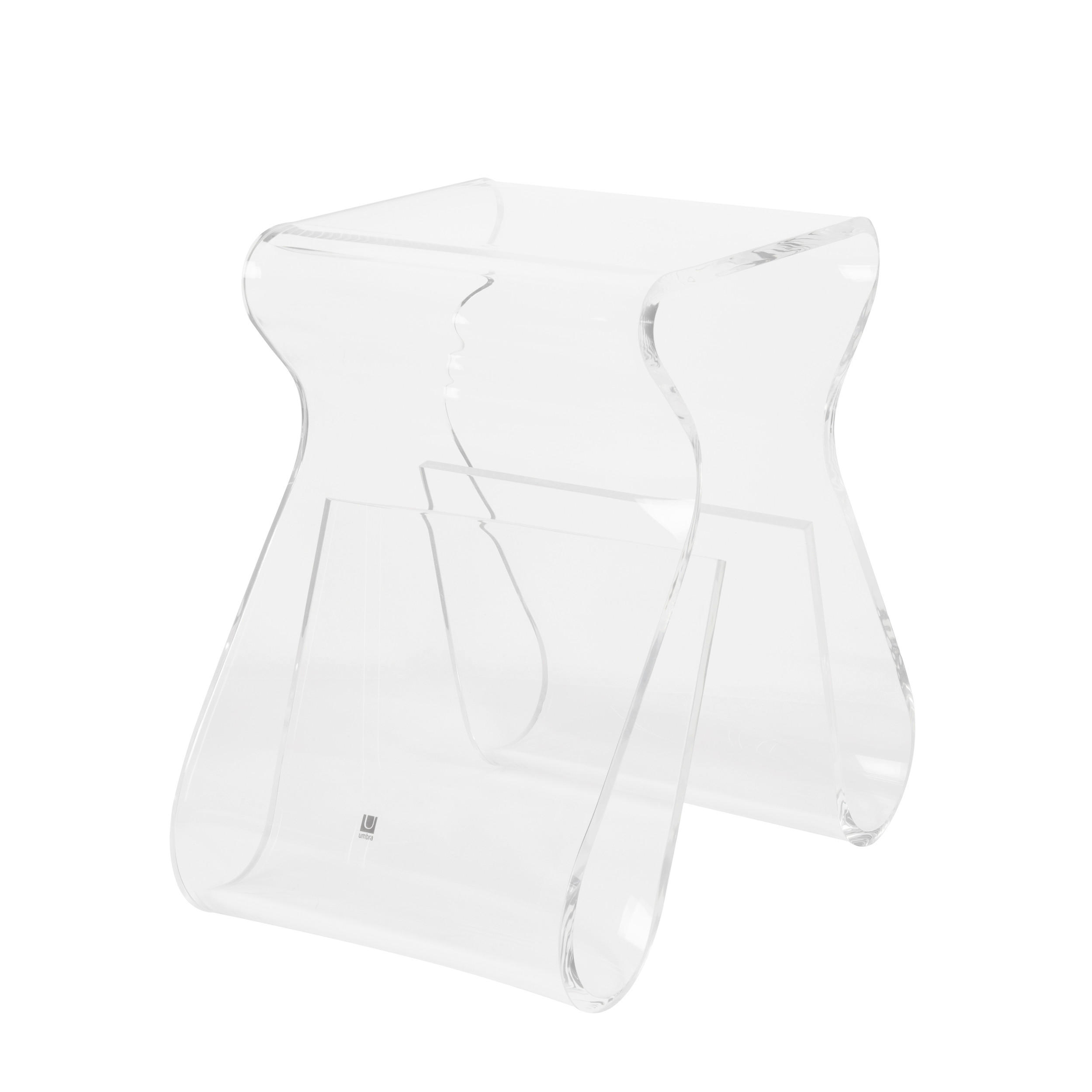 BEISTELLTISCH Transparent  - Transparent, Basics, Kunststoff (42/43/29cm) - Umbra