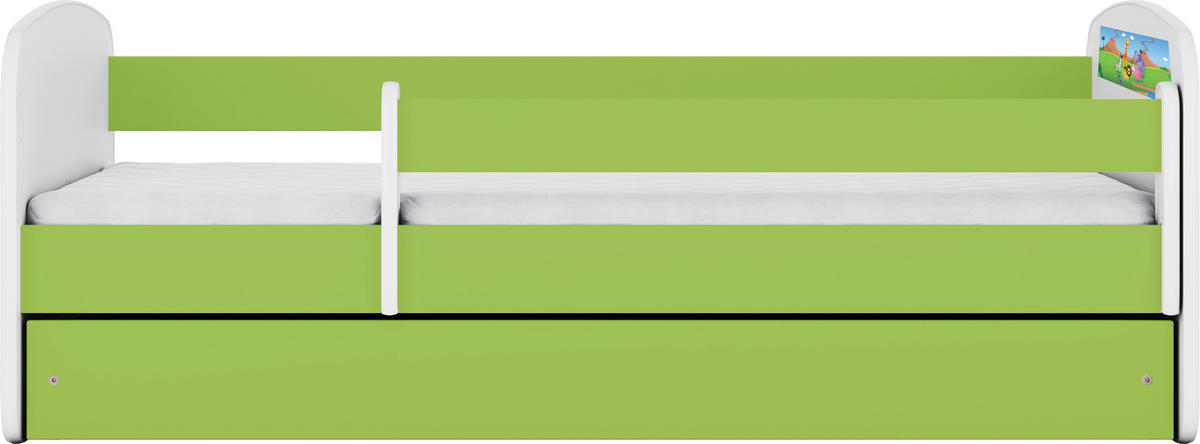 KINDER-/JUNIORBETT - Birkefarben/Weiß, MODERN, Holz/Holzwerkstoff (80/160cm) - MID.YOU