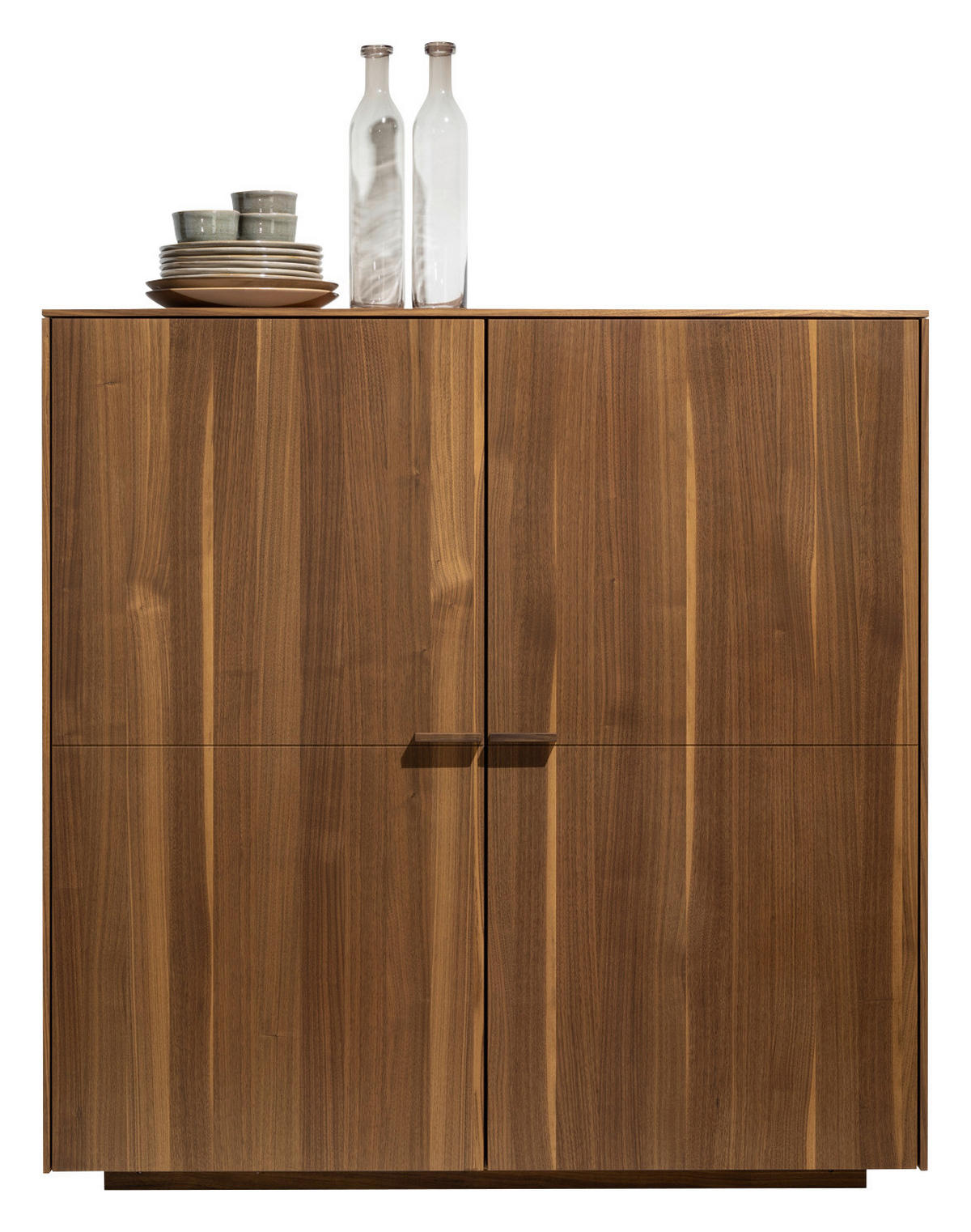 HIGHBOARD Nussbaumfarben  132,9/134,2/41,9 cm  - Nussbaumfarben, KONVENTIONELL, Holz (132,9/134,2/41,9cm) - Team 7
