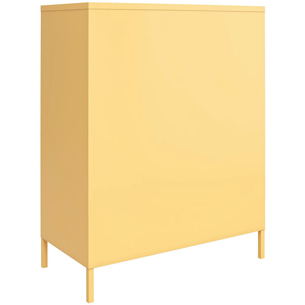 HIGHBOARD Cache  in 80/101/40 cm  - Gelb, Design, Metall (80/101/40cm) - MID.YOU