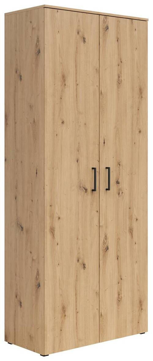 VIACÚČELOVÁ SKRIŇA, dub artisan, 80/195/40 cm - čierna/antracitová, Modern, kompozitné drevo/plast (80/195/40cm) - Carryhome