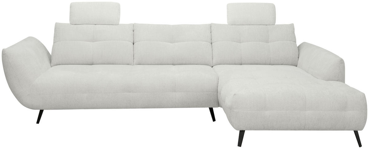 KOPFSTÜTZE - Elfenbein, KONVENTIONELL, Textil (55/28/18cm) - Hom`in