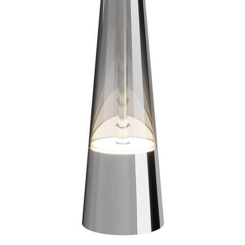 PENDELLEUCHTE 8/38,9 cm    - Chromfarben, Trend, Glas/Metall (8/38,9cm) - MAYTONI