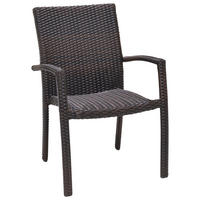 STAPELSESSEL in Metall, Kunststoff Hellbraun, Braun  - Hellbraun/Braun, Design, Kunststoff/Metall (60/89,5/60,4cm) - Ambia Garden