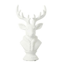 DEKOHIRSCH - Weiss, Basics, Kunststoff (27,5/17/49cm) - Ambia Home