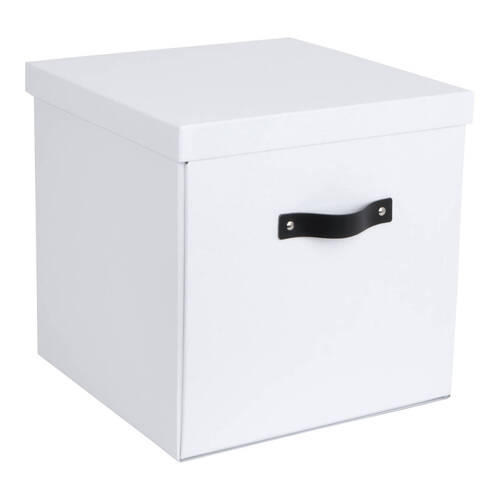 AUFBEWAHRUNGSBOX - Weiß, Basics, Karton/Papier (31.5/31cm)