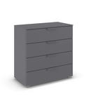 KOMMODE  in 80/81/42 cm  - Dunkelgrau, Design, Holzwerkstoff/Metall (80/81/42cm) - Carryhome
