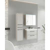 BADEZIMMER 4-teilig  in  - Kaschmir/Kastanieneichefarben, Lifestyle, Keramik/Holzwerkstoff (90/130/35cm) - P & B