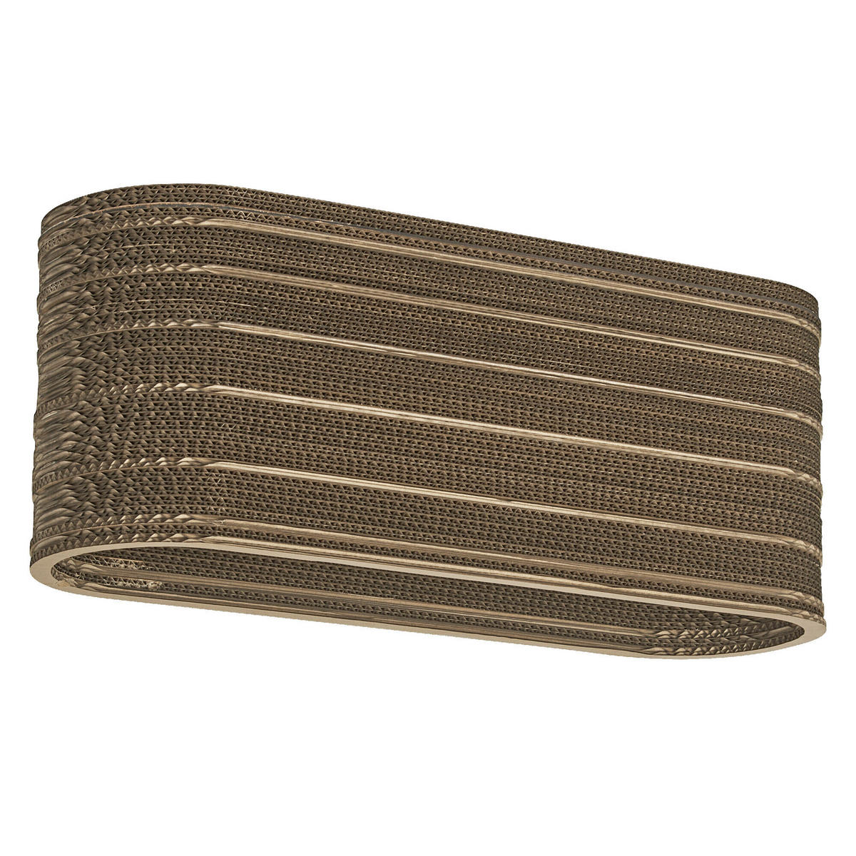 DECKENLEUCHTE    60/20/25.5 cm  - Natur, Karton/Metall (60/20/25.5cm) - Osram