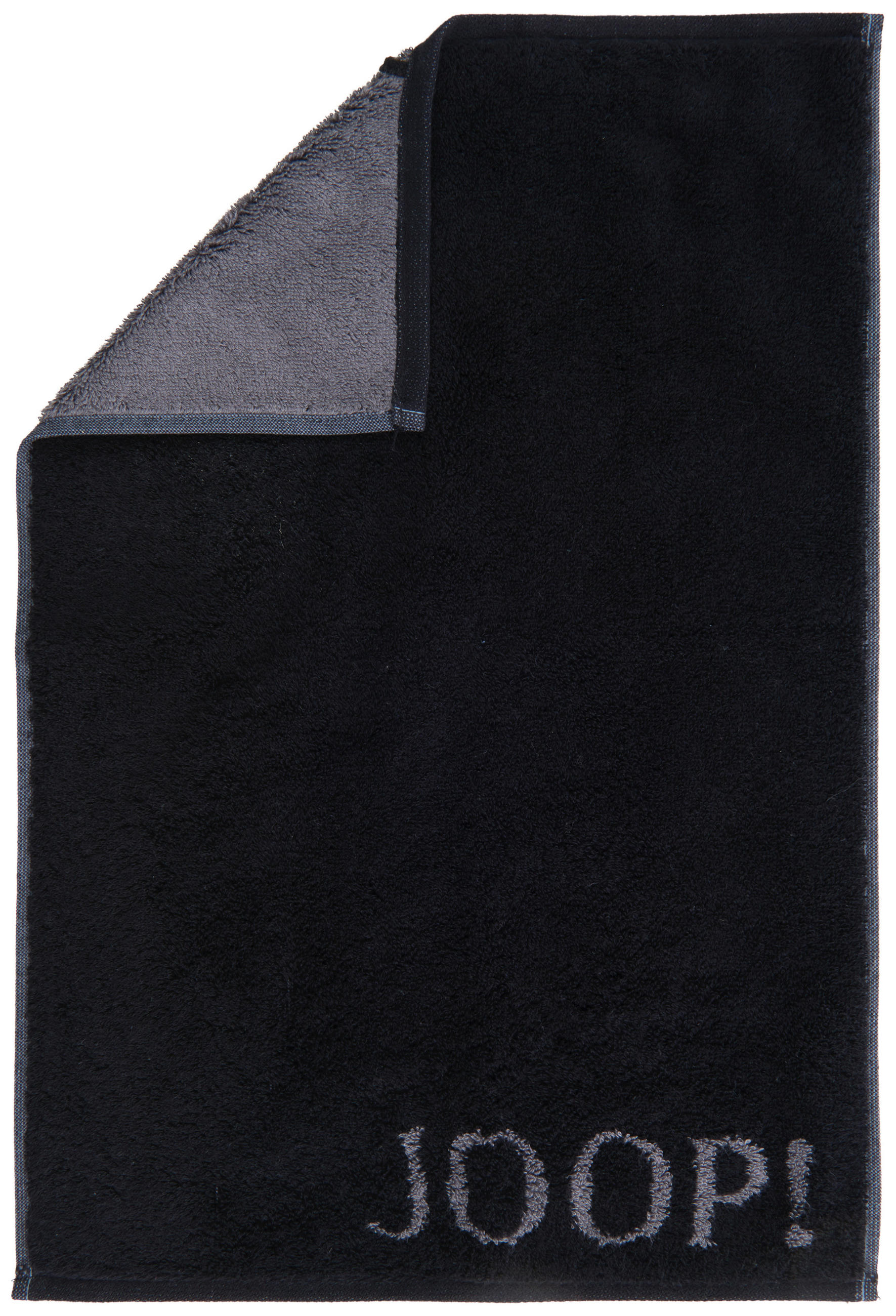 GÄSTETUCHSET CLASSIC DOUBLEFACE Schwarz 3-teilig 30/50 cm  - Schwarz, Design, Textil (30/50cm) - Joop!