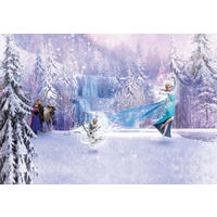 FOTOTAPETE Frozen  - Blau/Lila, LIFESTYLE, Papier (368/254cm) - Disney