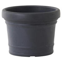 PFLANZENTOPF   - Anthrazit, Basics, Kunststoff (50/37cm) - Siena Garden