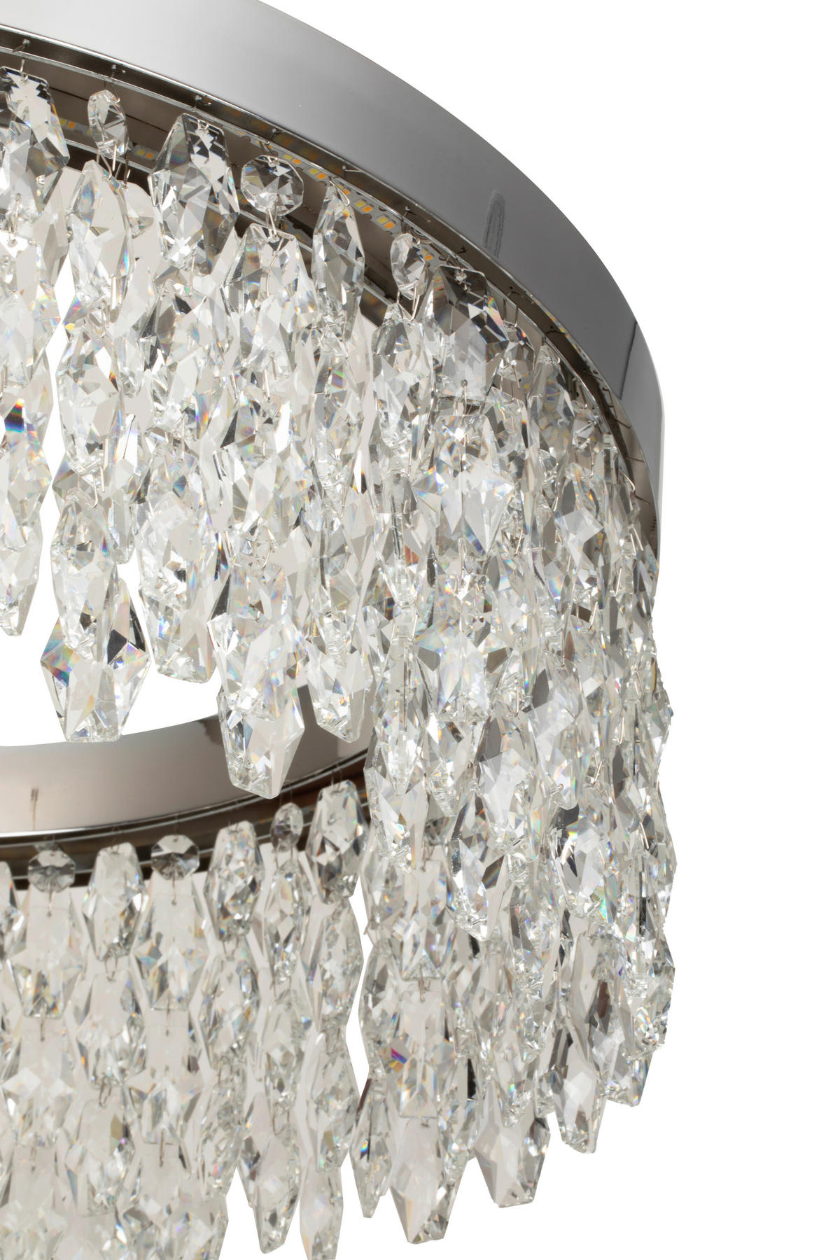 LED-HÄNGELEUCHTE 60/150 cm  - Transparent, LIFESTYLE, Glas/Metall (60/150cm) - Glandor