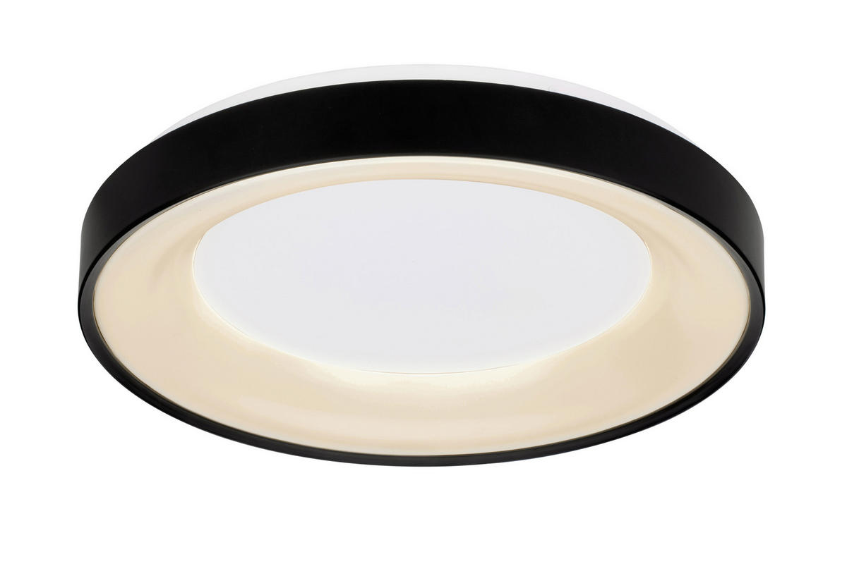 STROPNA LED-SVETILKA   40 W/4300 lm/2700-6500 K/220-240 V/ - črna, Basics, kovina/umetna masa (50/8,5cm) - Novel