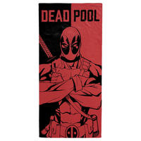 STRANDTUCH Marvel Deadpool Rot 150/70 cm  - Rot, Basics, Textil (150/70cm)