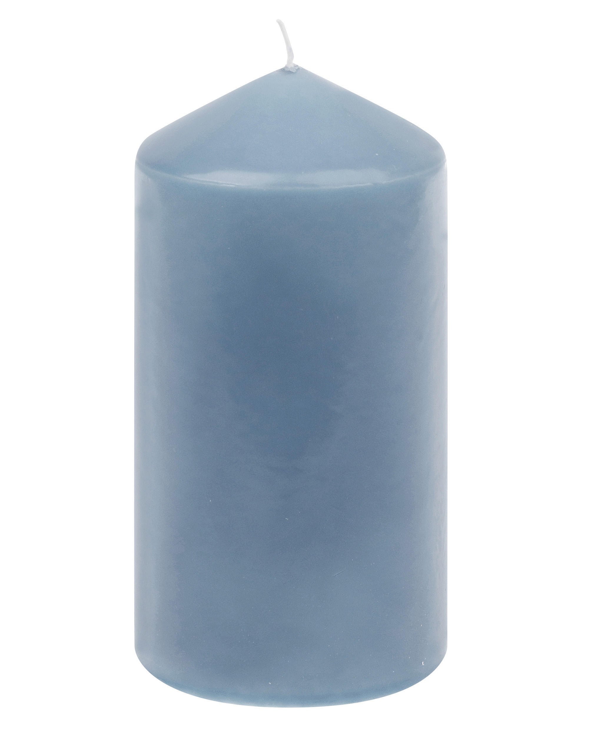 STUMPENKERZE  - Zwetschgefarben, Basics, Paraffin (7,7/15,0cm) - Steinhart