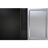 KOCHFELD-DUNSTABZUG-KOMBI CKA2FIT  - Schwarz, Basics, Glas/Metall (77/51,5/5,8cm) - Bora