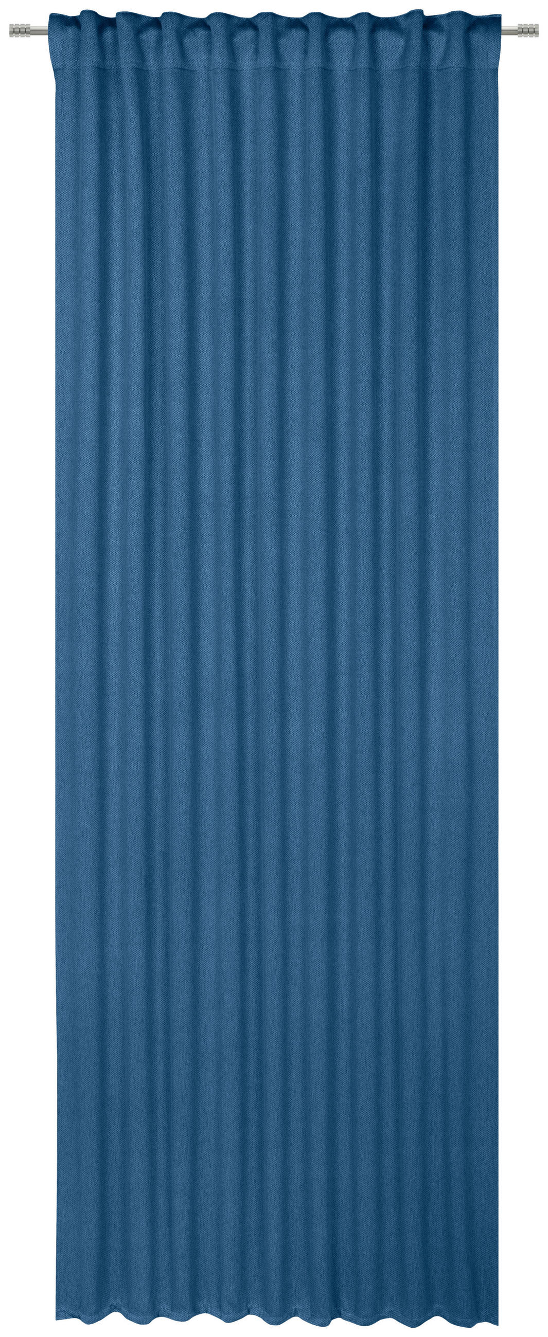 FERTIGVORHANG blickdicht  - Blau, Basics, Textil (135/245cm) - Esposa