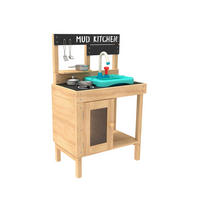 MATSCHKÜCHE Marienkäfer  - Kieferfarben, KONVENTIONELL, Holz (55/33/88cm) - Ambia Garden