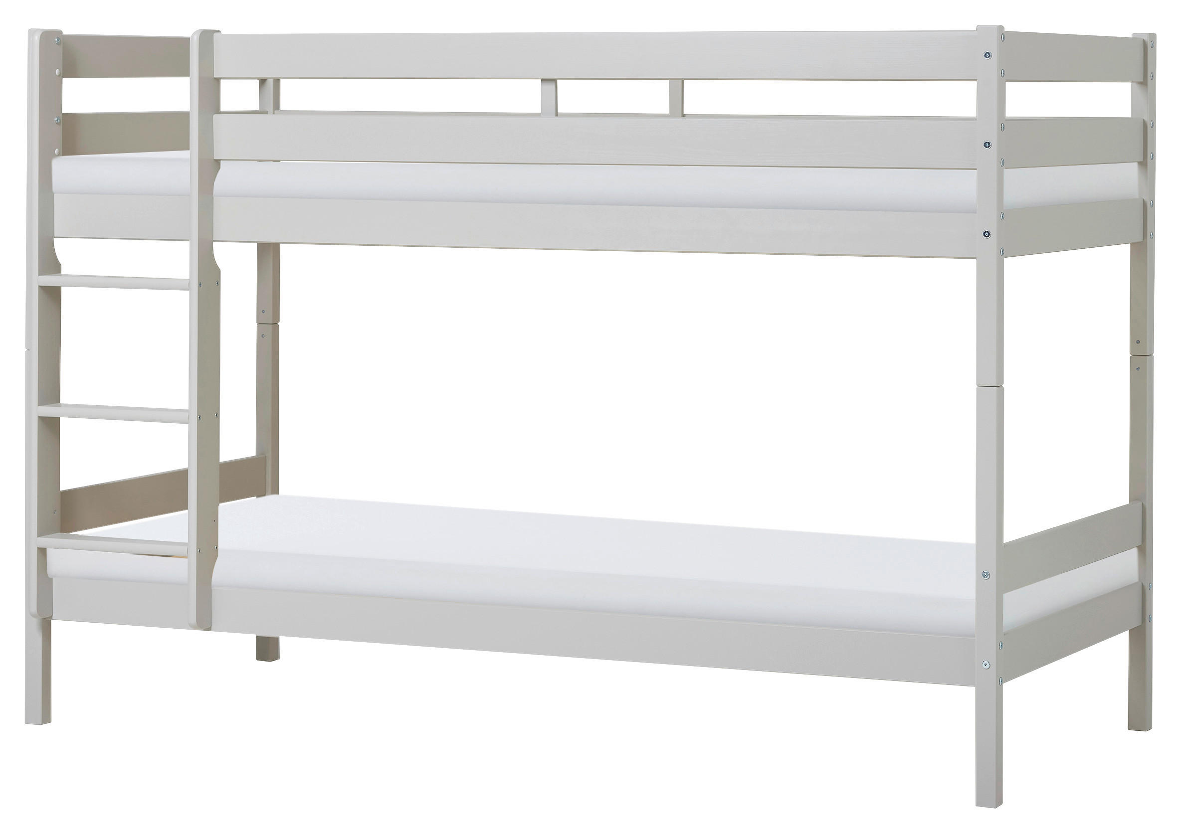 ETAGENBETT 90/200 cm Grau  - Naturfarben/Grau, MODERN, Holz (90/200cm) - MID.YOU