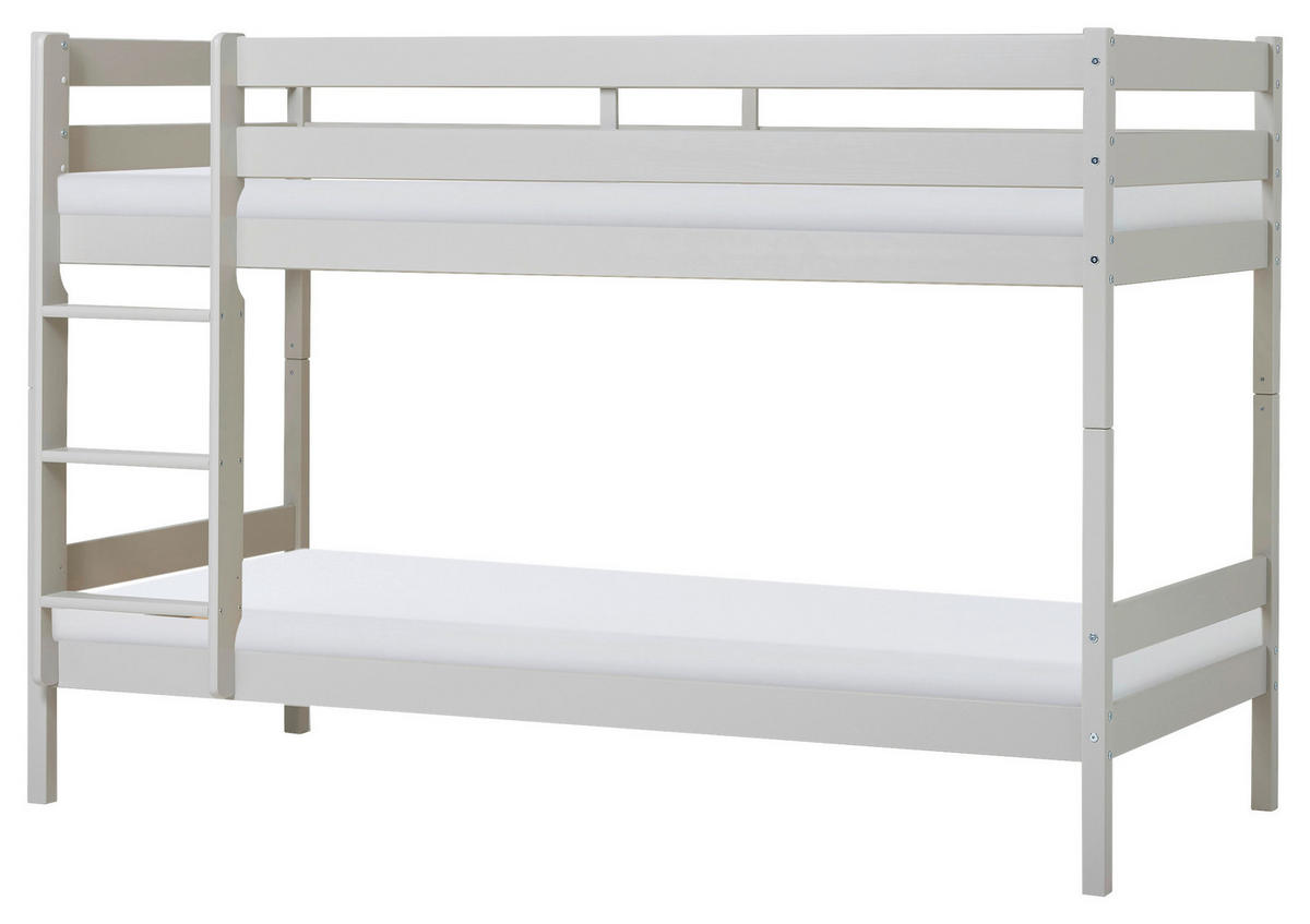 ETAGENBETT 90/200 cm Grau  - Naturfarben/Grau, MODERN, Holz (90/200cm) - MID.YOU